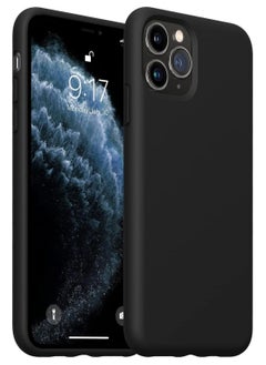 Generic Three-Layer Structure Shockproof Protective Case Cover for iPhone 11 Black Anti-Fingerprint Anti-Drop Anti-Scratch Comfortable Grip Shock Absorption Hard Back Anti-Burst Ultra Thin Full Cover Case Compatible with iPhone 11 Pro Black  - Image 1