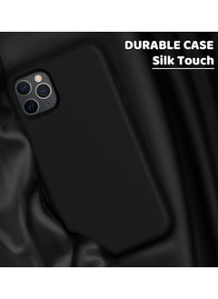 Generic Three-Layer Structure Shockproof Protective Case Cover for iPhone 11 Black Anti-Fingerprint Anti-Drop Anti-Scratch Comfortable Grip Shock Absorption Hard Back Anti-Burst Ultra Thin Full Cover Case Compatible with iPhone 11 Pro Black  - Image 3