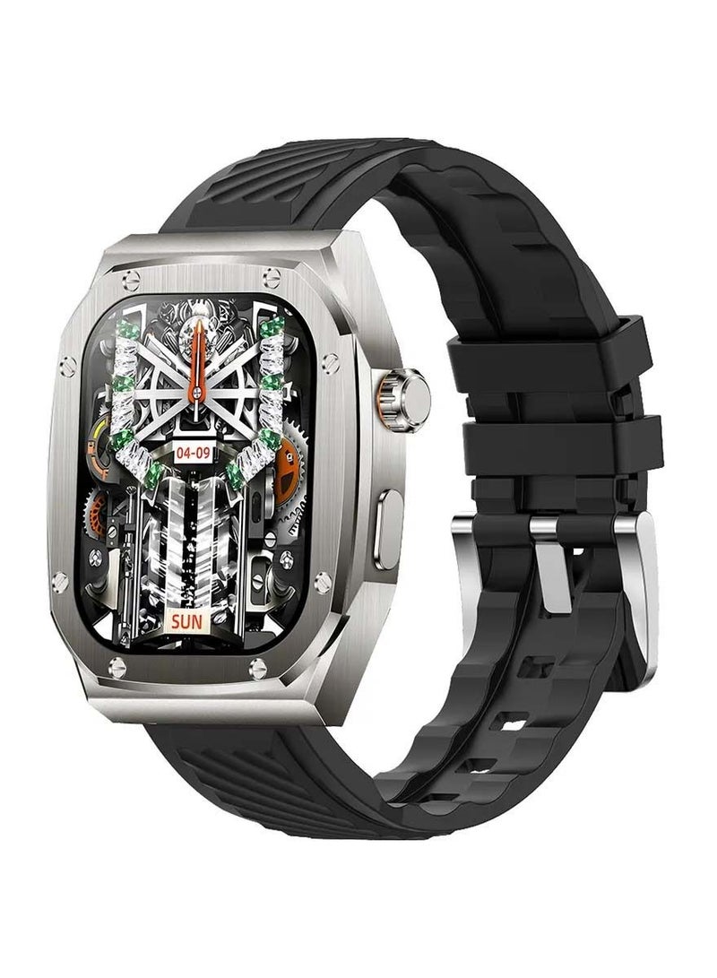 Mi techo Z79 Max IP68 Waterproof HD Full Display Smart Watch With Wireless Charger men's and boy's - Image 1