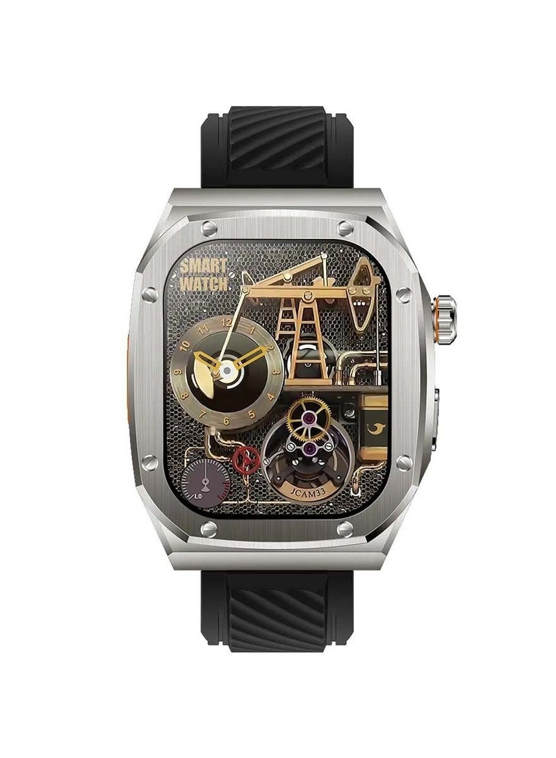 Mi techo Z79 Max IP68 Waterproof HD Full Display Smart Watch With Wireless Charger men's and boy's - Image 2