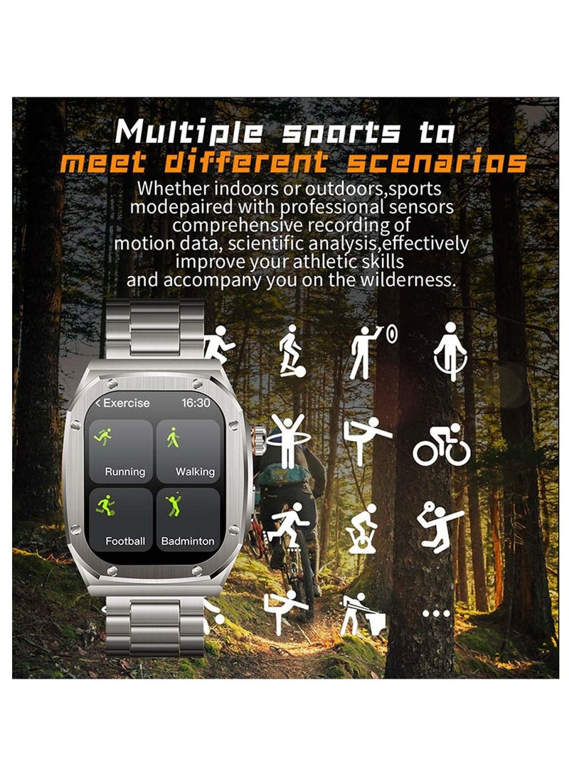 Mi techo Z79 Max IP68 Waterproof HD Full Display Smart Watch With Wireless Charger men's and boy's - Image 5