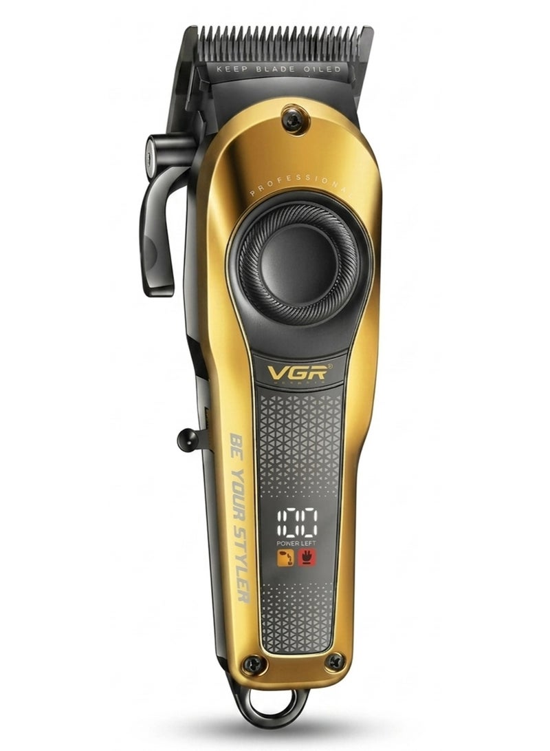 VGR V-170 Professional Hair Clipper Men – USB Rechargeable Trimmer with 200-Min Runtime, 2000mAh Battery, 6 Guide Combs, Interchangeable Color Covers, Cordless Hair Cutting Kit for Home & Barber Use Multicolor - Image 1