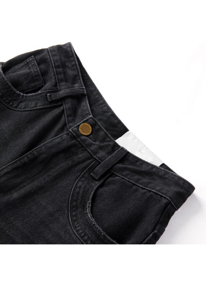 Waxbird Peacebird Women's Autumn Straight-leg Jeans Fashion Casual Versatile Commuting Texture Denim Dark Blue S - Image 2