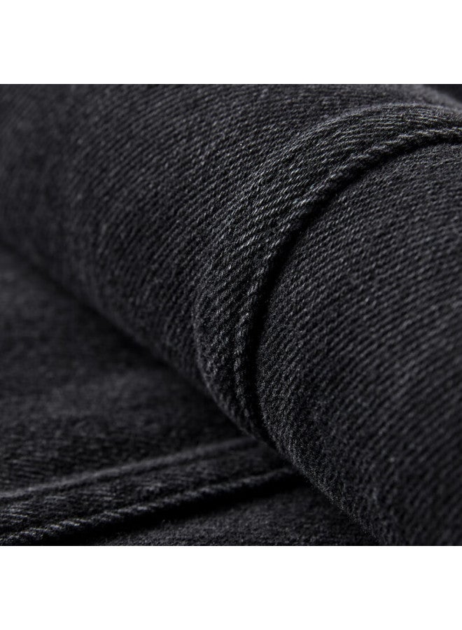 Waxbird Peacebird Women's Autumn Straight-leg Jeans Fashion Casual Versatile Commuting Texture Denim Dark Blue S - Image 4