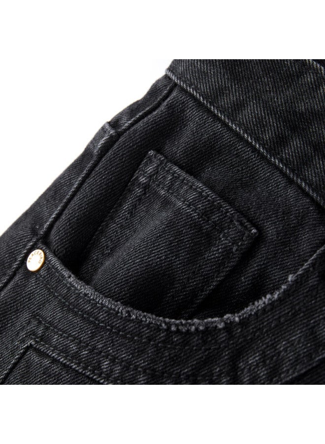 Waxbird Peacebird Women's Autumn Straight-leg Jeans Fashion Casual Versatile Commuting Texture Denim Dark Blue S - Image 3