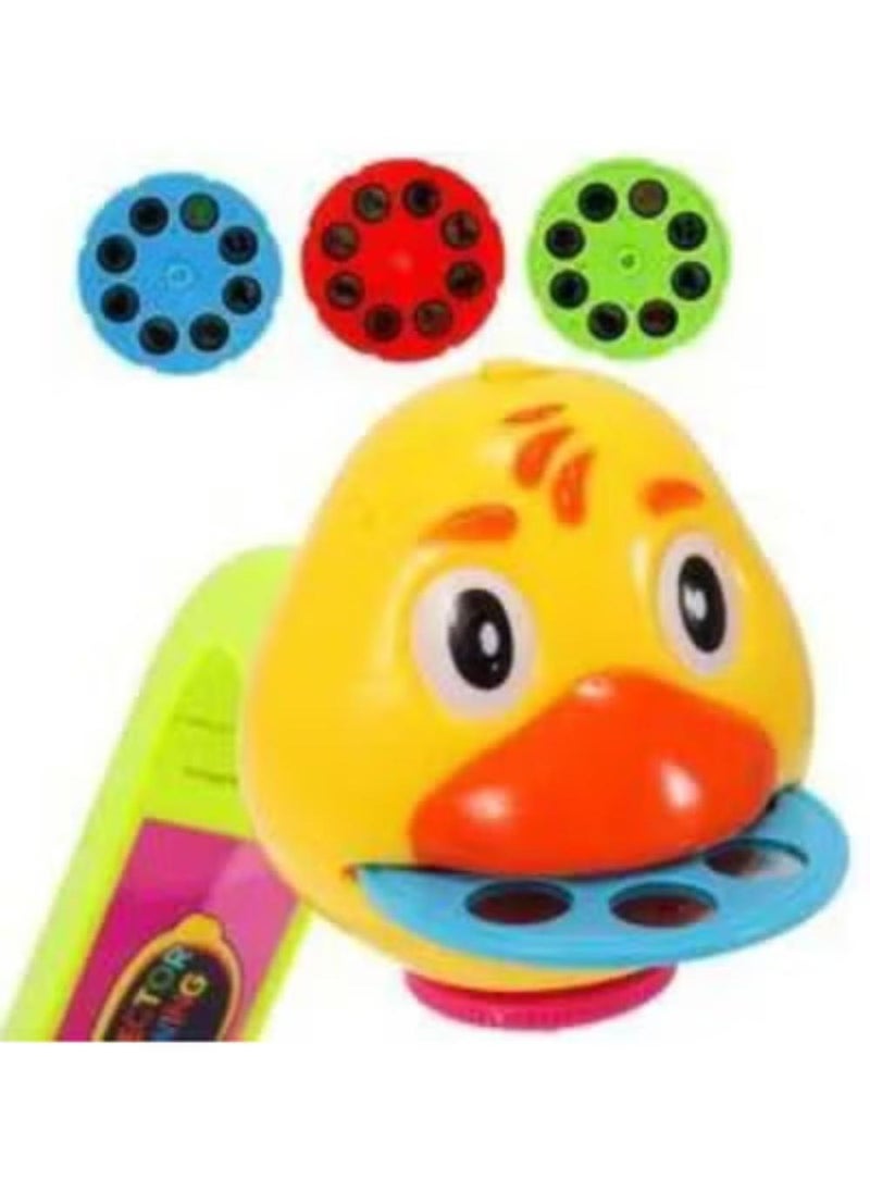 null - Projector Learning from Little Treasures Draw and Trace with duck shaped projector, 3 slide lantern plates... - Image 1