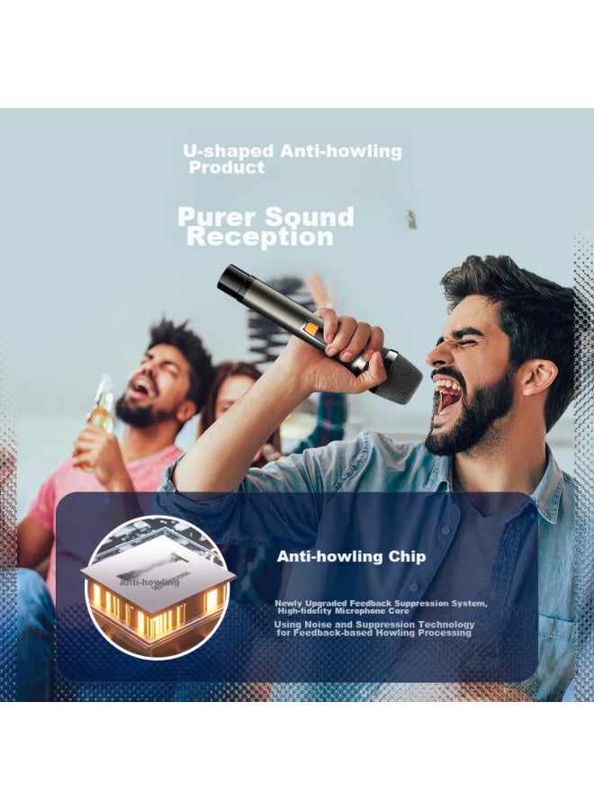 Sansui Wireless Microphone, Outdoor Square Dance Speaker, Conference Hostage Speech, Home Karaoke Device, Universal Microphone, K41 One-to - Image 4