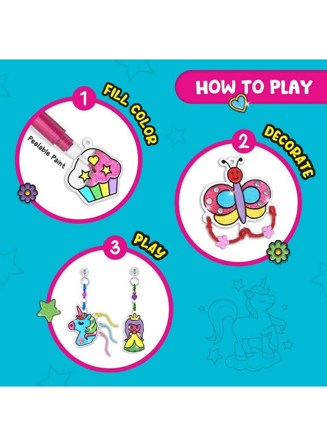 سمارتيفيتي مجموعة مفاتيح فنية على شكل نافذة من Smartivity للأطفال من سن 5 إلى 10 سنوات، مجموعة هدايا عيد ميلاد إبداعية للبنات والأولاد من سن 5-6-7-8-9-10 سنوات، مجموعة أنشطة فنية وحرفية يمكنك صنعها بنفسك - Image 3