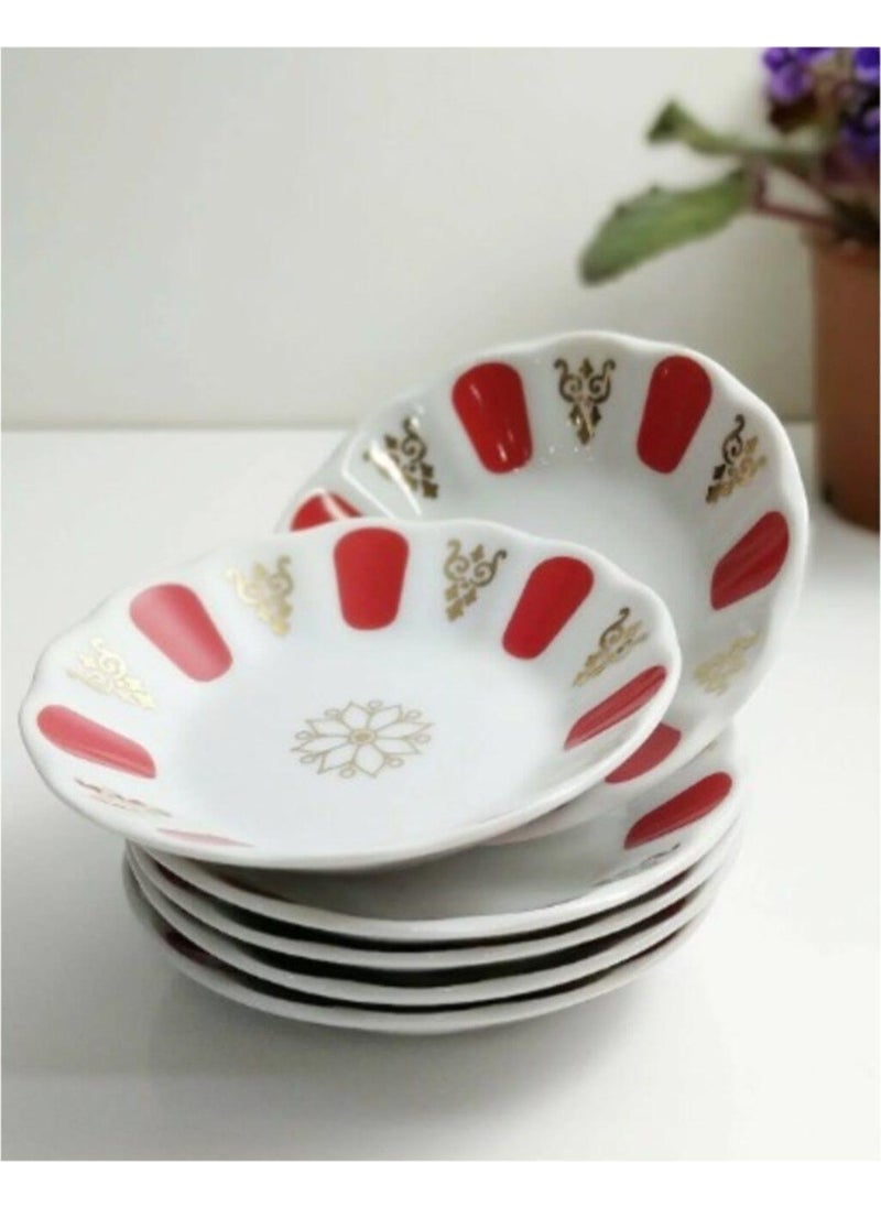 Porcelain Red Coffee Tea Plate Set of 6 - pzsku/Z1B04F4218F9632D5DCE0Z/45/_/1736540104/e7fd9240-6460-413c-85f3-d3aaf6d3224a