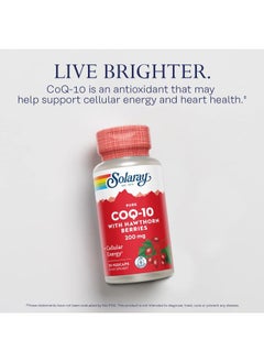 Solaray Pure CoQ-10 200 mg | Healthy Heart Function & Cellular Energy Support | Enhanced with Herb Blend | 30 VegCaps  - Image 3