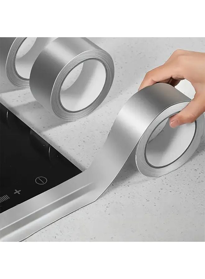 شريط الألومنيوم عالي الحرارة 1 بوصة × 196.85 بوصة مقاوم للماء والحرارة - Image 2