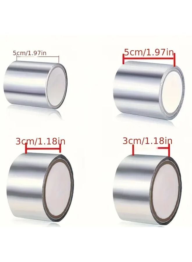 شريط الألومنيوم عالي الحرارة 1 بوصة × 196.85 بوصة مقاوم للماء والحرارة - Image 3