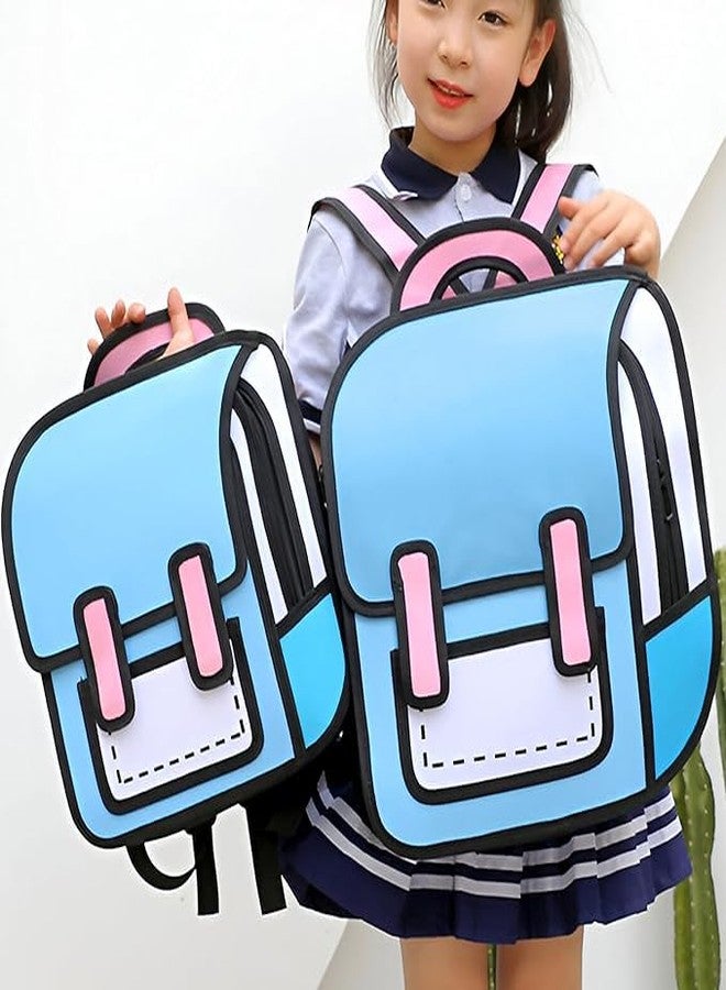 VAJASIL 3D Cartoon Backpack, This Backpack Creates An Amazing Optical Illusion While Offering Real Storage Space Design Make It A Fashionable And Functional Choice For School | Travel | Casual Outings - Image 5