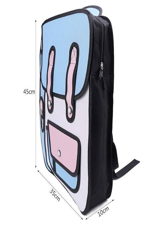 VAJASIL 3D Cartoon Backpack, This Backpack Creates An Amazing Optical Illusion While Offering Real Storage Space Design Make It A Fashionable And Functional Choice For School | Travel | Casual Outings - Image 4