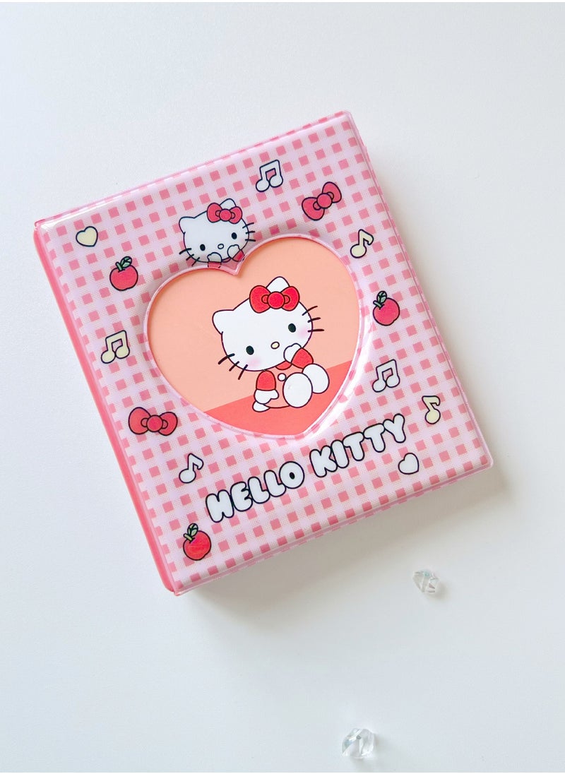 Hello Kitty Cartoon Sanrio Hello Kitty 3-inch Polaroid Mini Photo Album Small Card Storage Book  - Image 1