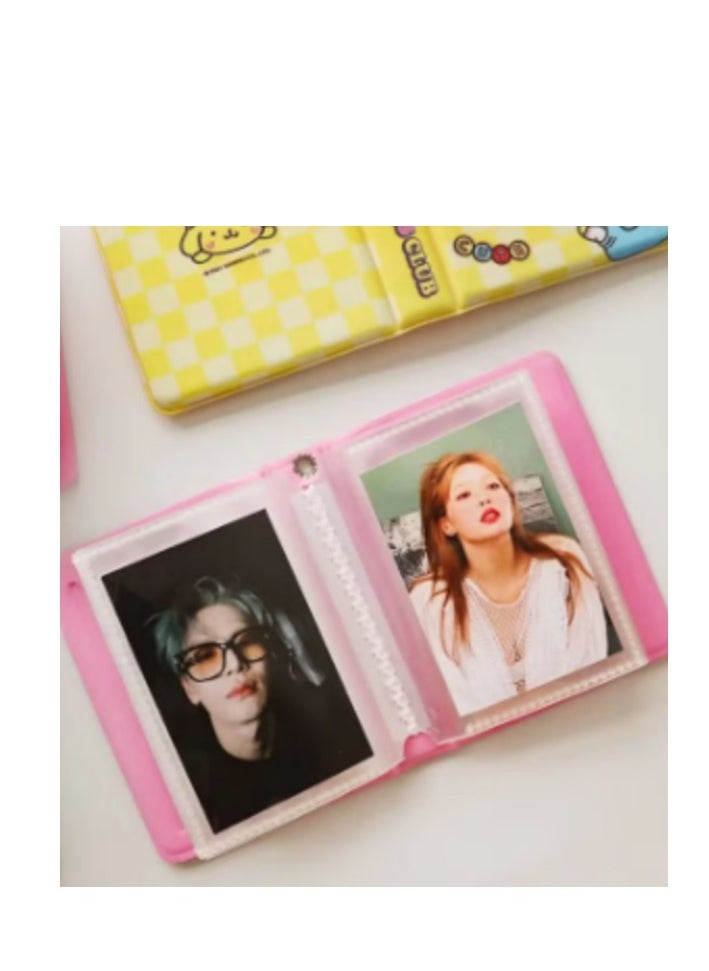 Hello Kitty Cartoon Sanrio Hello Kitty 3-inch Polaroid Mini Photo Album Small Card Storage Book  - Image 2