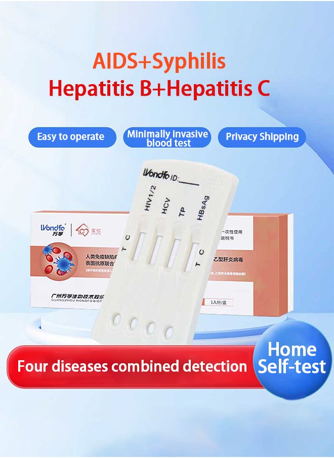 Wondfo - 1BOX Test Strips 4 in 1 4th Generation STD Self-Test Antigen - Image 1