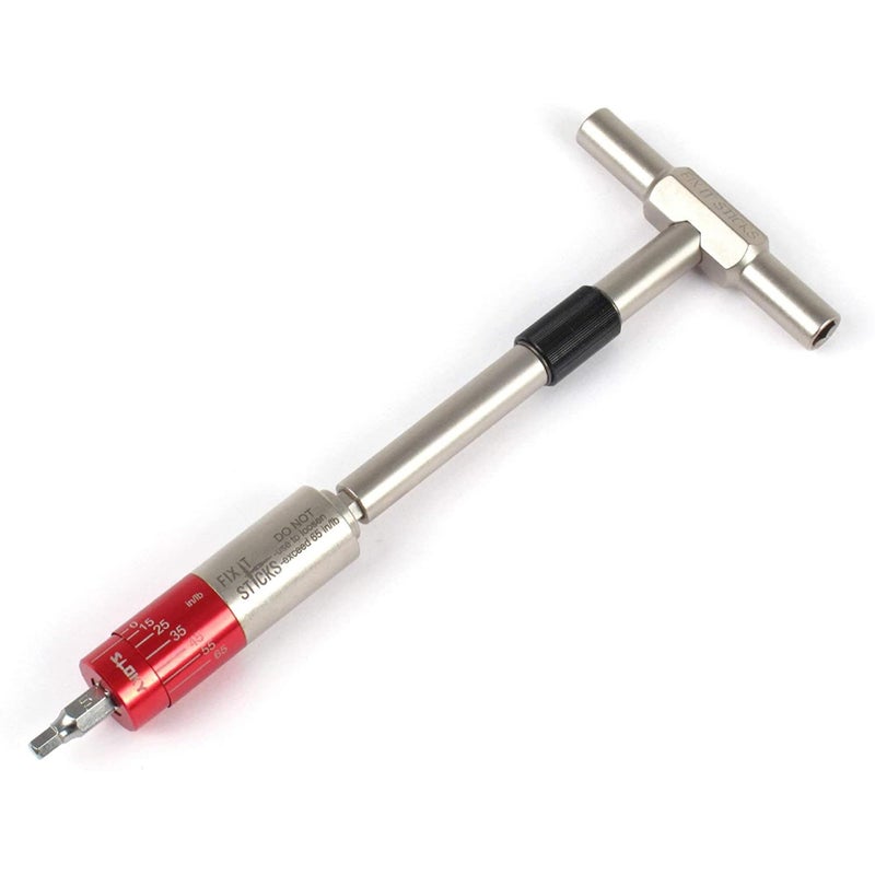 Fix It Sticks Tightening +/- 10% Accurate 15-65 inch-lbs All-In-One Torque Driver Tool Kit w/T-Way Wrench Bits Socket Adapters Bundle Brass Hammer Head Steel Insert Bit - Image 5