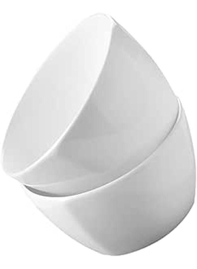 2Pcs Square Deep Porcelain Soup Bowls For Noodles Rice Salad Kitchen And Restaurant Tableware - Image 1