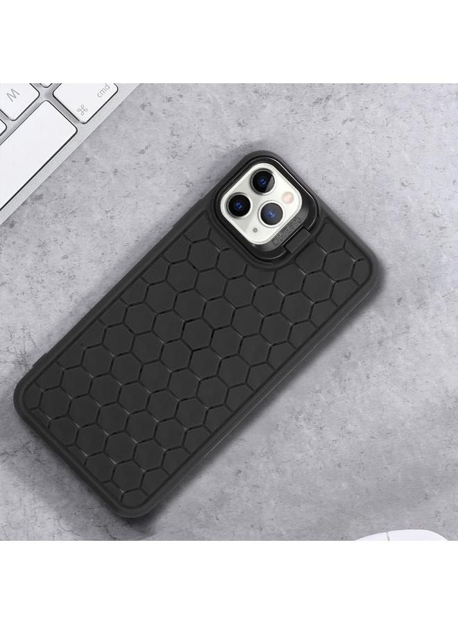 Zaboon Case For iPhone 12 Pro Honeycomb Radiating Holder TPU Phone Case with Lanyard - Image 2