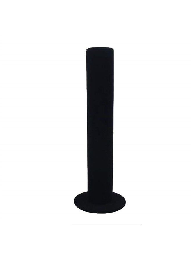 Velvet Jewelry Bracelet Watch Hairband Display Stand, Vertical Tower Bangle Scrunchie T-Bar Rack Holder Closet Organizer  (Black)  - Image 1