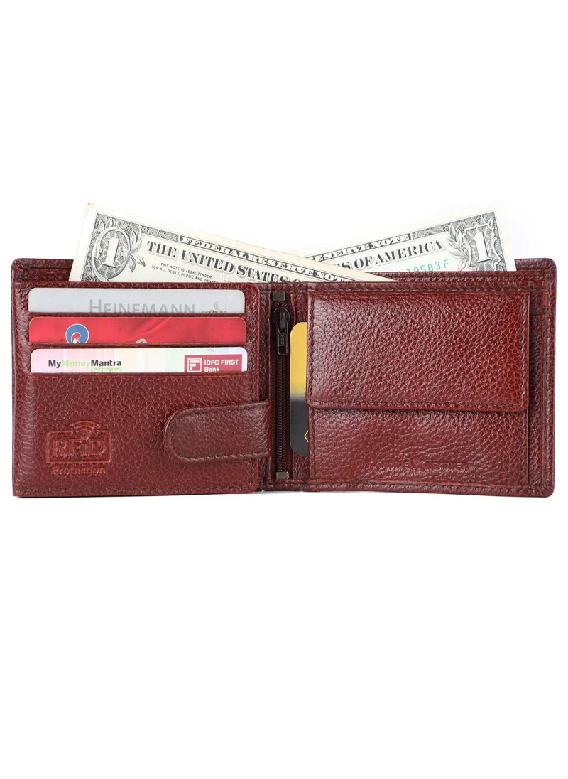 HAMMONDS FLYCATCHER Gift for Men Combo - Genuine Leather Wallet and Belt Combo for Men - Leather Belt for Men - Ramadan, Eid, Birthday Gift | ZT98