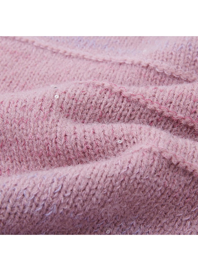 Dme winter Gradient Irregular Loose Artistic Knit Sweater With Wool Blend For Women - Image 3