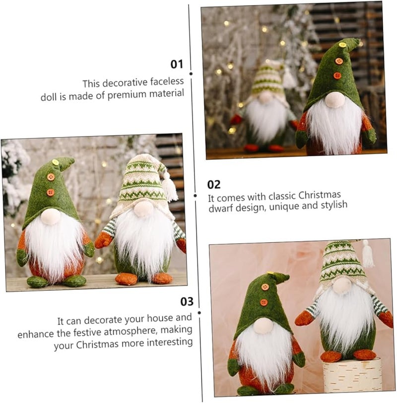 Christmas Dwarf Doll Ornaments Smooth Skin Friendly Classic Indoor Decor - Image 5