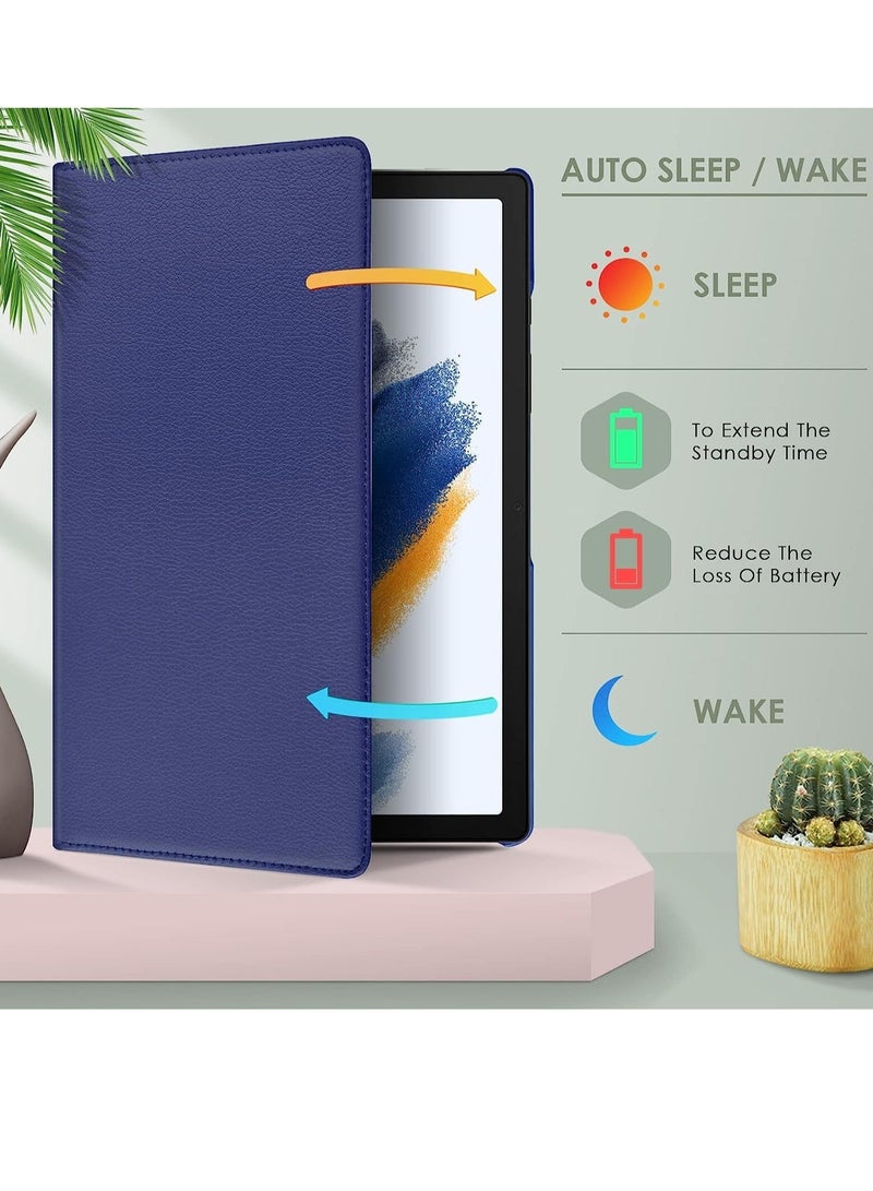ELTRAZONE Case Compatible with Galaxy Tab A8 10.5" Case (SM-X200/X205/X207), Galaxy Tab A8 Case 10.5 inch,Auto Sleep/Wake 360° Rotating Stand Folio Leather Case for Tab A8 2022 - Image 5