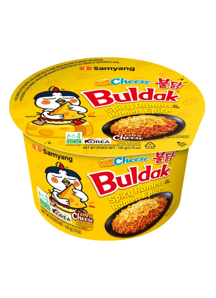 Buldak Ramen Spicy Chicken & Cheese Big Bowl