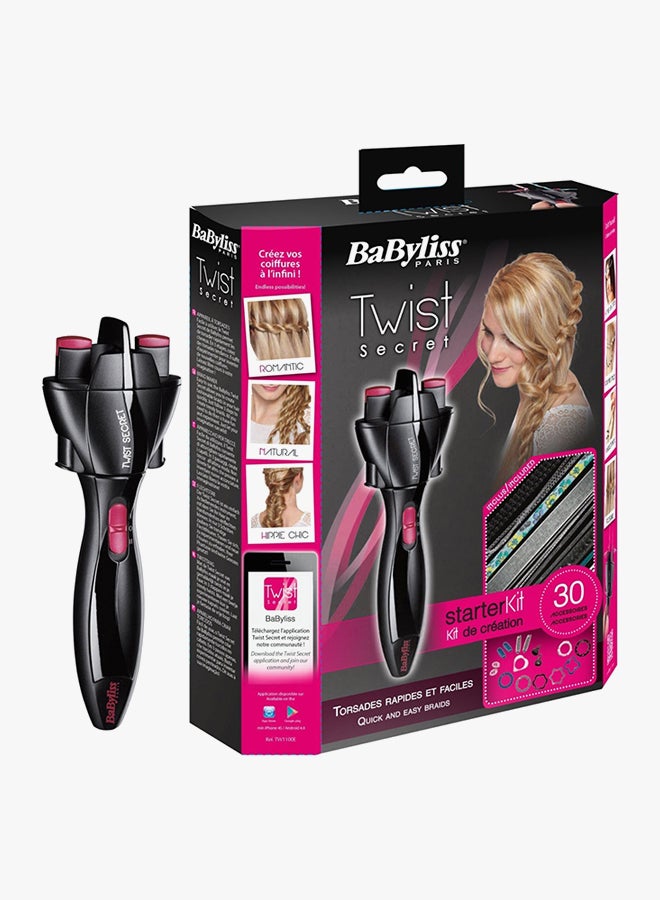 BaByliss Twist Secret Curler Black/Purple - Image 2