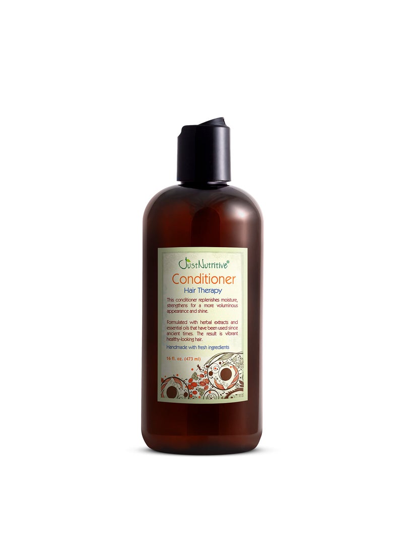 Just Nutritive Hair Loss Therapy Conditioner | Strength and Shine | Natural Hair Conditioner | Conditioner for Men and Women | Just Nutritive 16 fl oz 