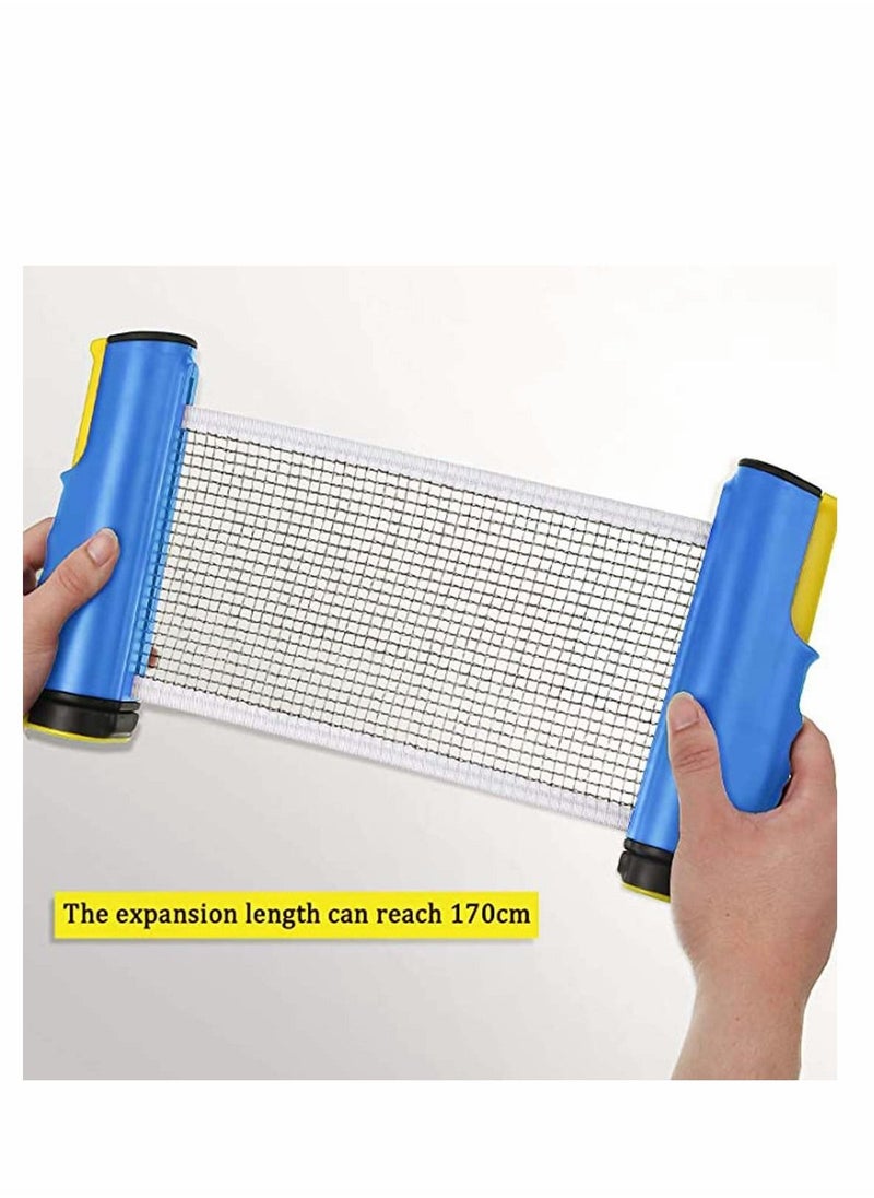 Y&D Retractable Table Tennis Net, Portable Telescopic Ping Pong Bracket for Any Adjustable Stand Post Indoor Outdoor Entertainment Accessories Office Desk Home Kitchen  - Image 3