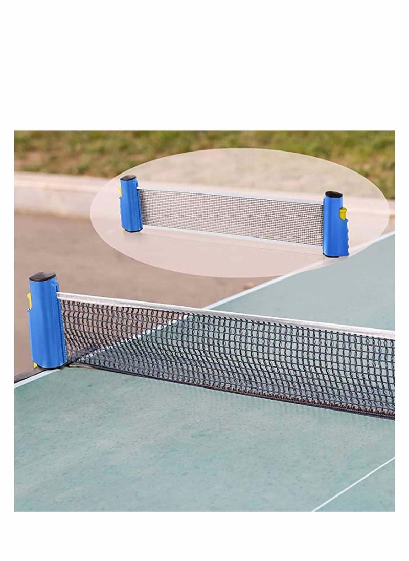 Y&D Retractable Table Tennis Net, Portable Telescopic Ping Pong Bracket for Any Adjustable Stand Post Indoor Outdoor Entertainment Accessories Office Desk Home Kitchen  - Image 4