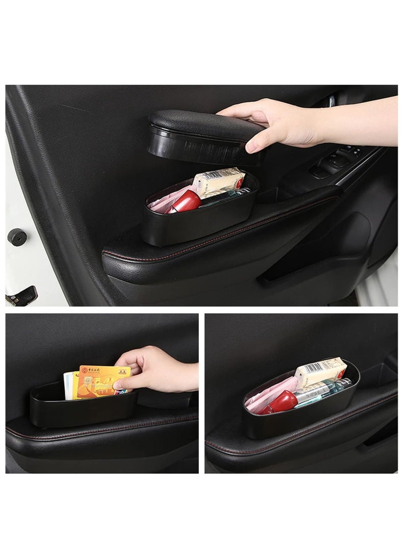 Y&D - Car Center Console Armrest Box, 1 PC Support Elbow Wrist Rest Pad Extender Adjustable, Auto Storage Organizer Fit for All Models (Black) - Image 1