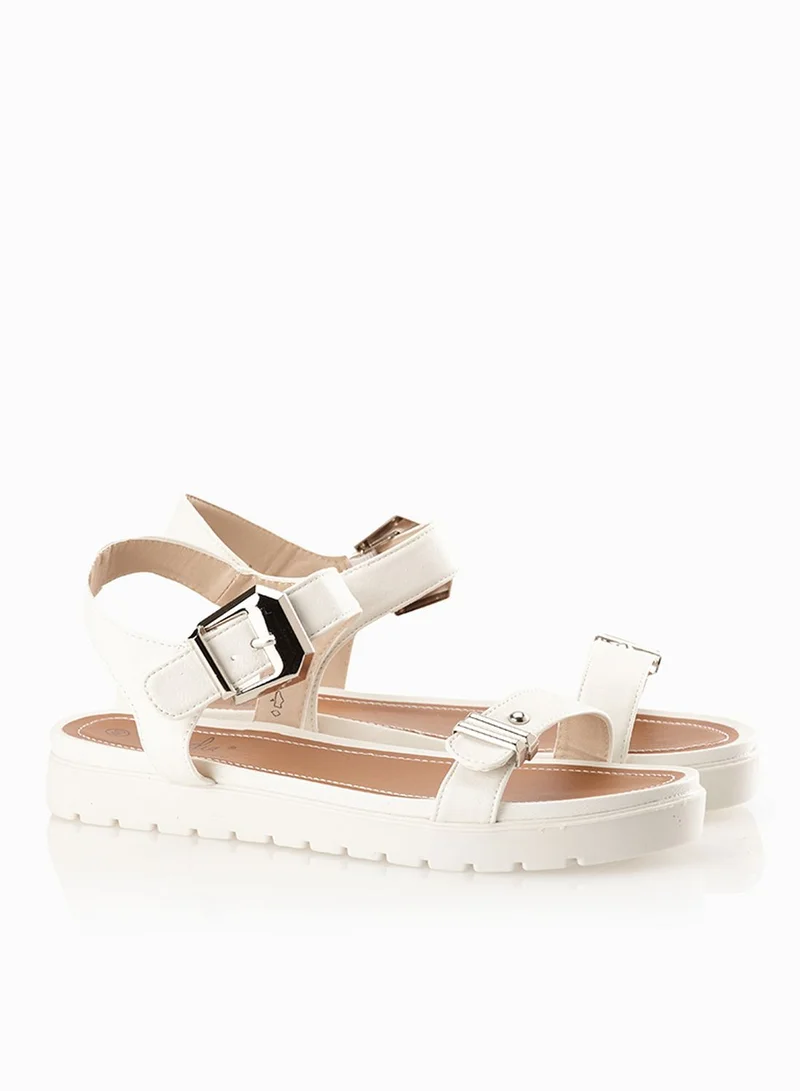 Claudia Ghizzani Affluent Buckles Sandals
