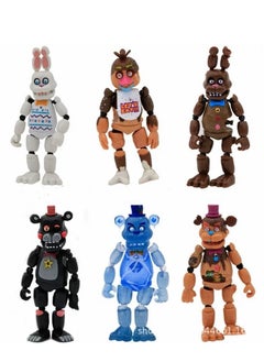 Y&D 6-Piece POP Teddy Bear'S Five-Night Harem Playset 