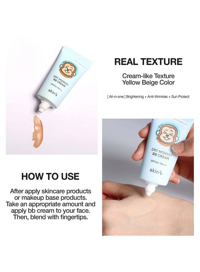 Skin79 Animal Bb Cream Angry Cat Dark Panda Dry Monkey Spf 50+ Pa+++ Made In Korea (Dry Monkey) - Image 4