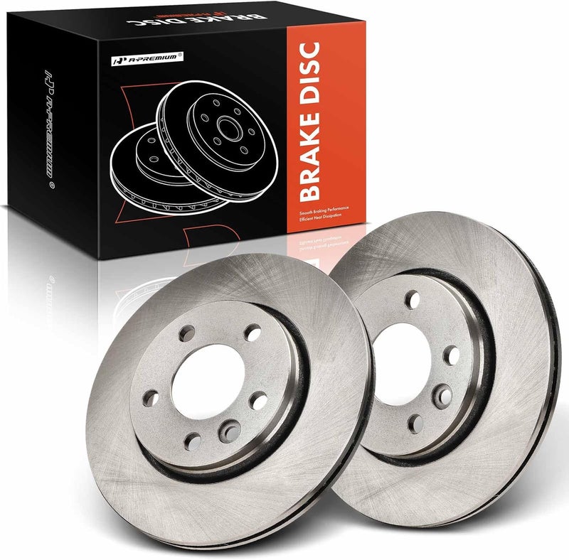 A-Premium أقراص فرامل خلفية مهواة A-Premium لسيارات فولكس فاجن ترانسپورتر - Image 1