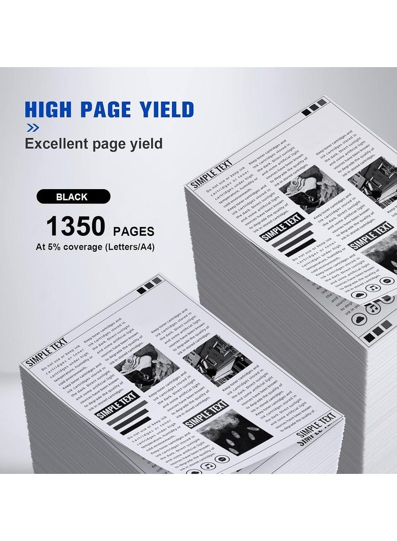 207A W2210 W2211 W2212 W2213 Compatible with HP Color Laserjet Pro M255dw M255nw MFP M282nw MFP M283cdw MFP M283fdn MFP M283fdw 1 Black - Image 3