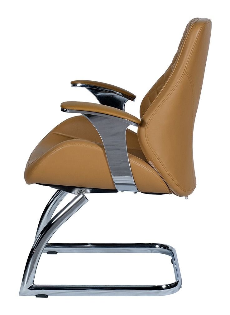 HUIMEI Huimei YS-1107-C Office Visitor Chair Brown  - Image 3