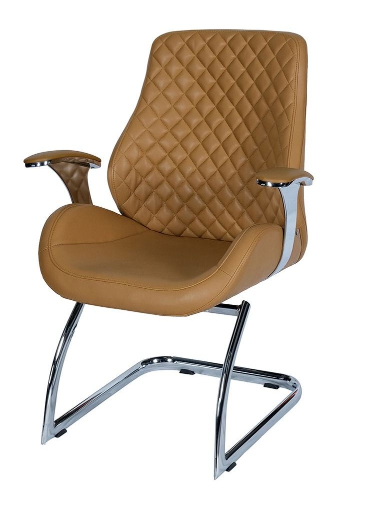 HUIMEI Huimei YS-1107-C Office Visitor Chair Brown  - Image 1