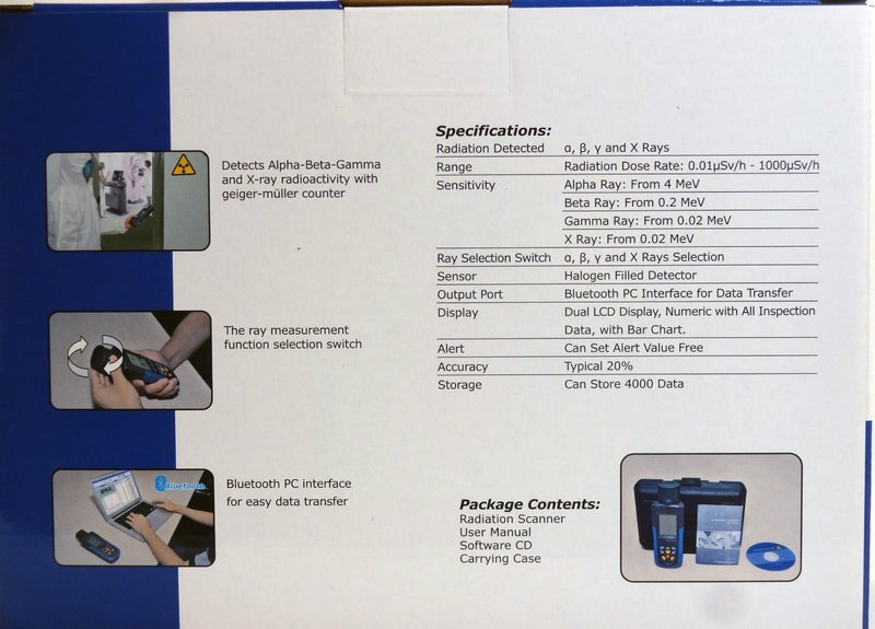 CEM Radiation Scanner/Meter with Bluetooth - Image 5