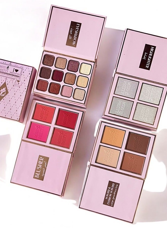 MISS PRETTY Multi-layered makeup palette – your beauty in one elegant design - Image 1