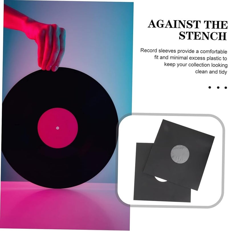 Static Record Sleeves 10 Pack Double Storage Bags For Dust And Scratch Prevention - Image 5