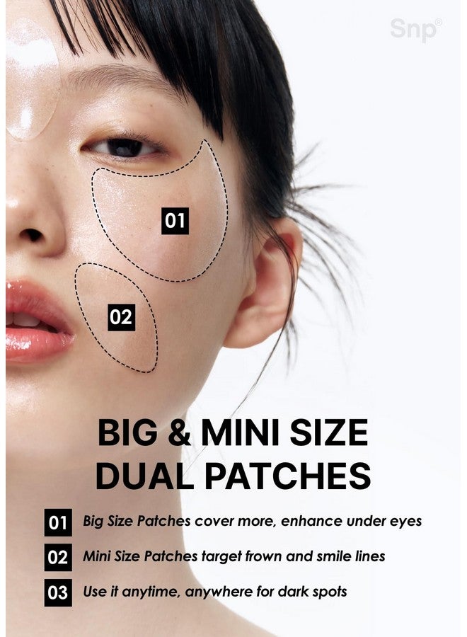 snp shining nature purity [K Beauty Snp] Glutathione Dark Zero Toning Eye Patch | Nourishing Under Eye Patches for Blemishes and Dark Spots | Under Masks for Puffy Eyes and Dark Circles | Korean Skincare | 60 Patches - Image 4