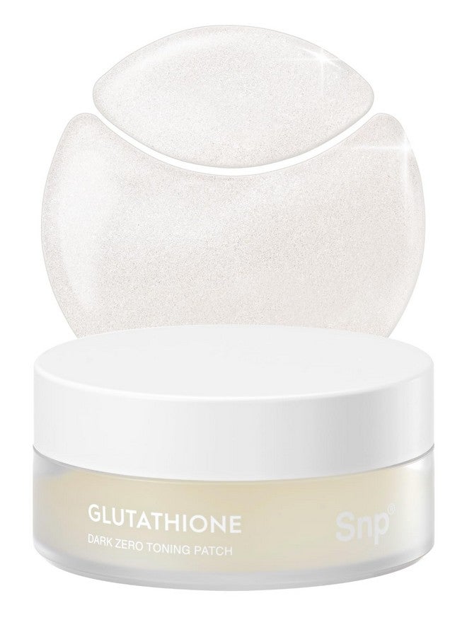snp shining nature purity [K Beauty Snp] Glutathione Dark Zero Toning Eye Patch | Nourishing Under Eye Patches for Blemishes and Dark Spots | Under Masks for Puffy Eyes and Dark Circles | Korean Skincare | 60 Patches - Image 1