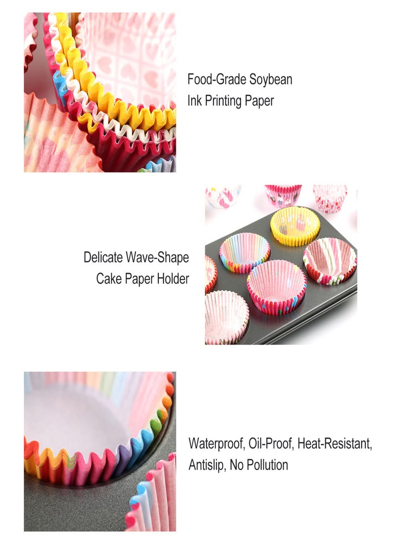 35 Styles 100PCS New Style Printing Oil-Proof Cake Paper Holder Heat-Resistant Bakeware Cake Paper Holder - Image 5