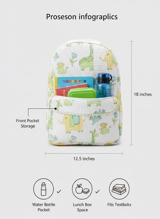 LITTLE CHIKU Colorful and Durable Kids Backpack for School, Play, and Adventures - Spacious, Lightweight, and Fun Design for Boys and Girls - Image 3