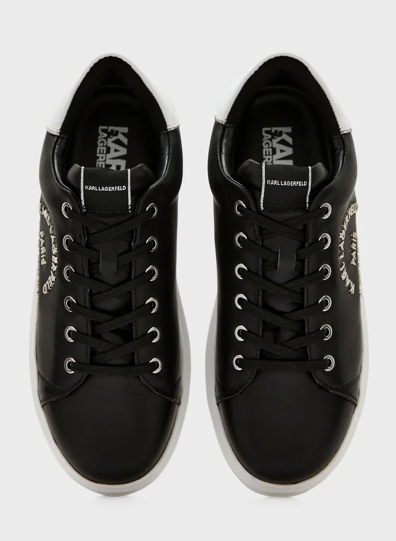 Karl Lagerfeld Logo Low Top Sneakers